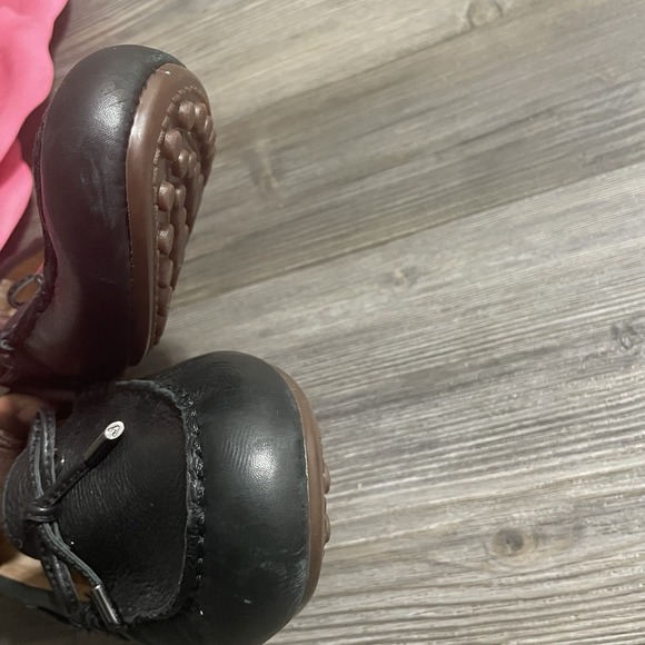 VIONIC Virginia Black Bow Leather Slip On Shoe Moccasin Size 8.5 Driving Loafer - Picture 5 of 12